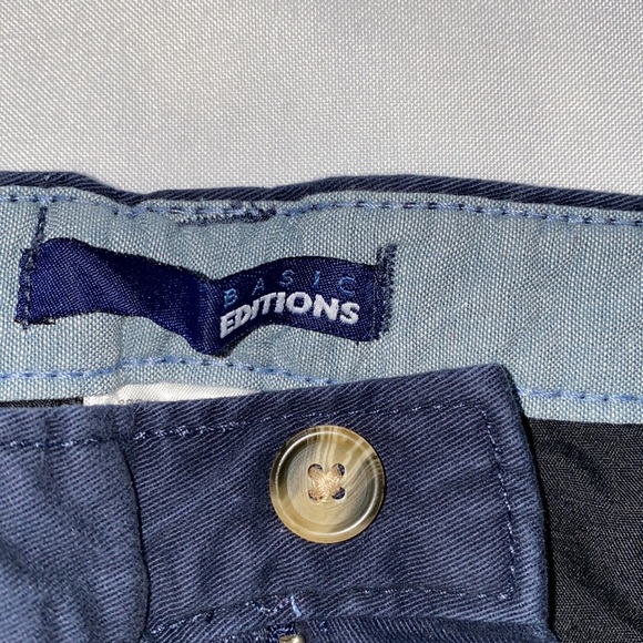 Basic Editions Navy Blue Pants - Picture 3 of 5